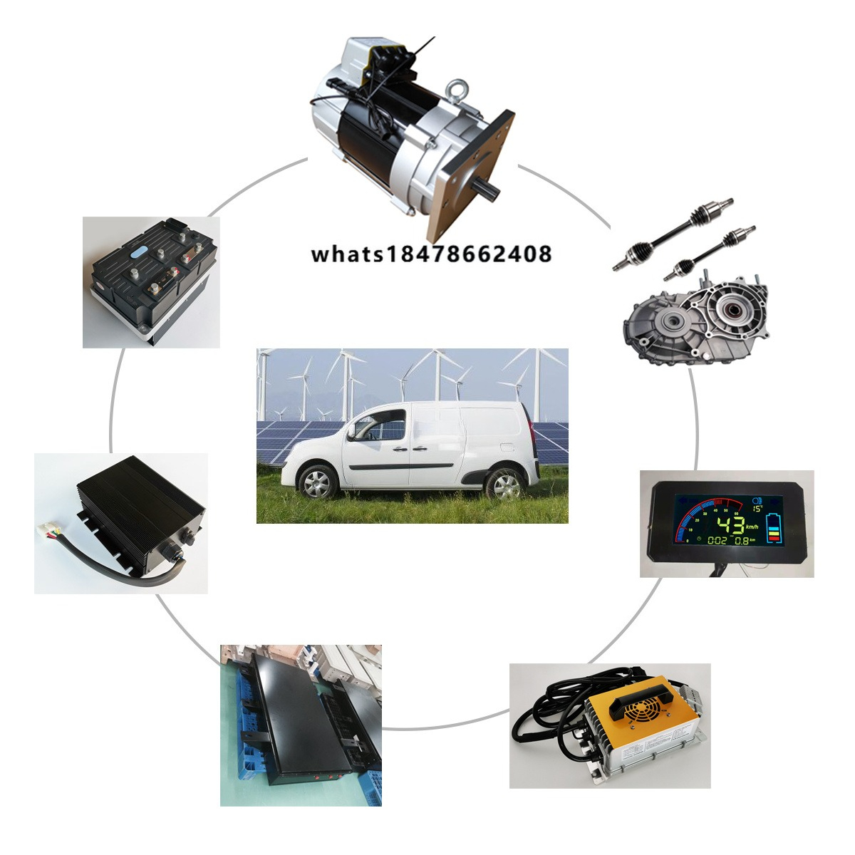 Ev Electric Motor Conversion Kit Car - Kit di Conversione Elettrica per Auto