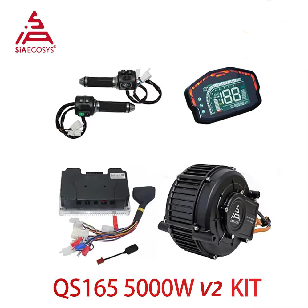 Mid Drive Motor Kit 72V 5000W - QS165 V2 5000W 72V Kit motore