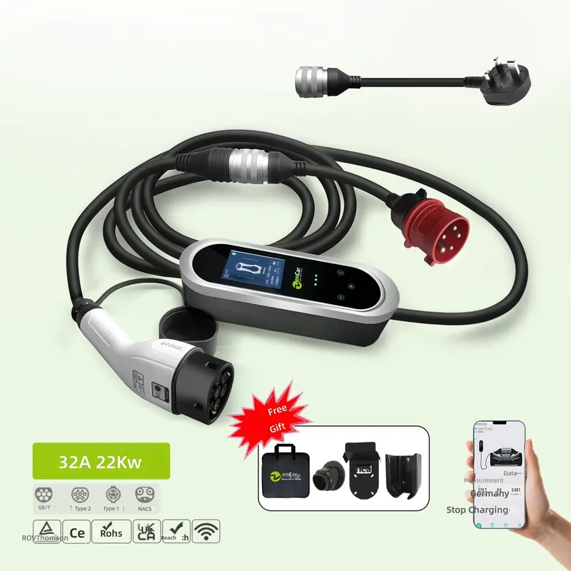 Ev Charger Type 2 22Kw 32A 3 Phase - Caricatore EV Trifase 22kW 32A, Stazione