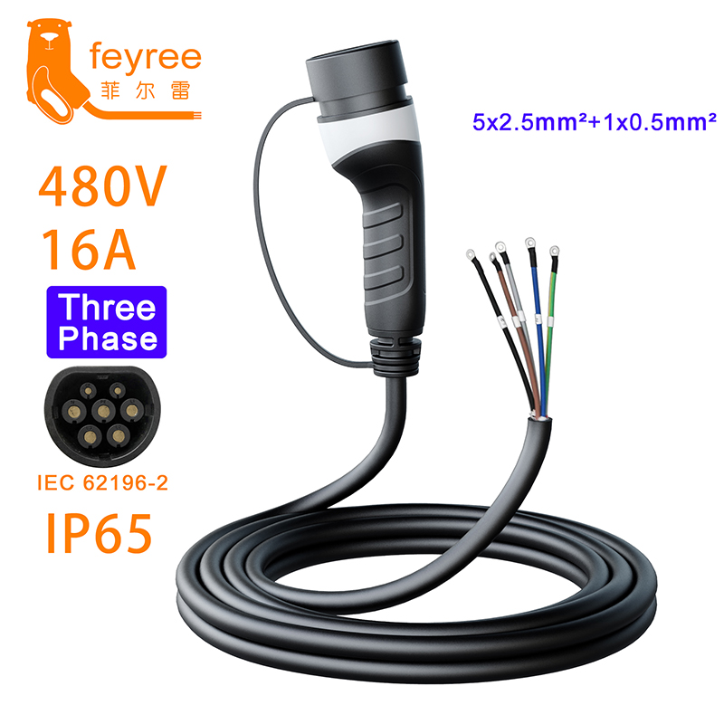 Ev Charger Type 2 22Kw 32A 3 Phase - Feyree Caricatore EV Trifase per Veicoli