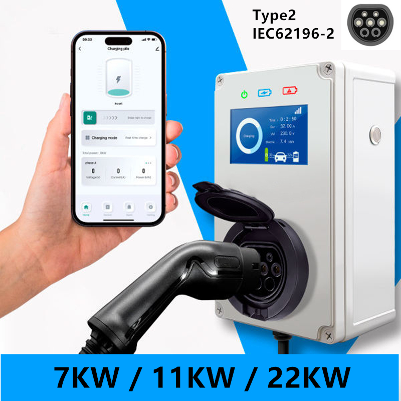 Ev Charger Type 2 22Kw 32A 3 Phase - Caricatore EV Tipo 2 32A 7KW,