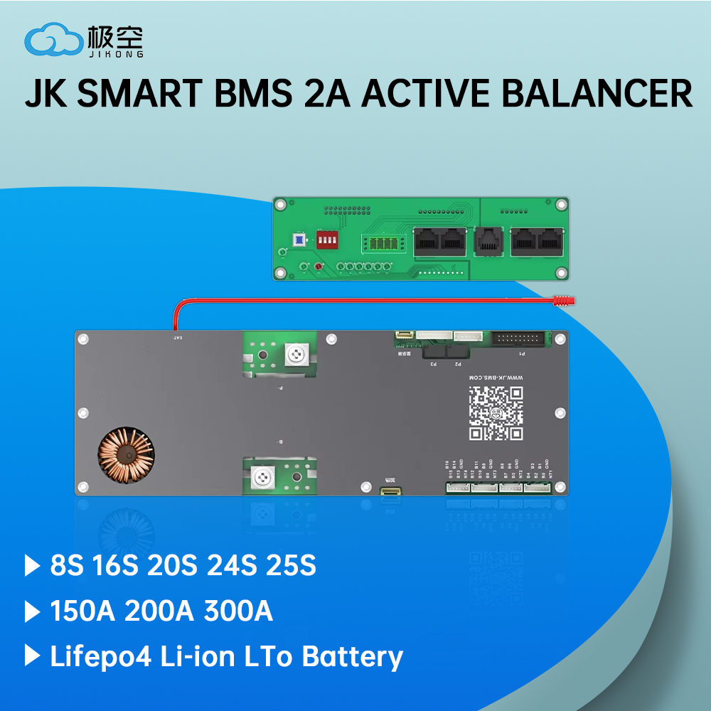 Smart Bms 24S 200A Bluetooth Lifepo4 - JK Smart BMS 2A Bilanciatore attivo