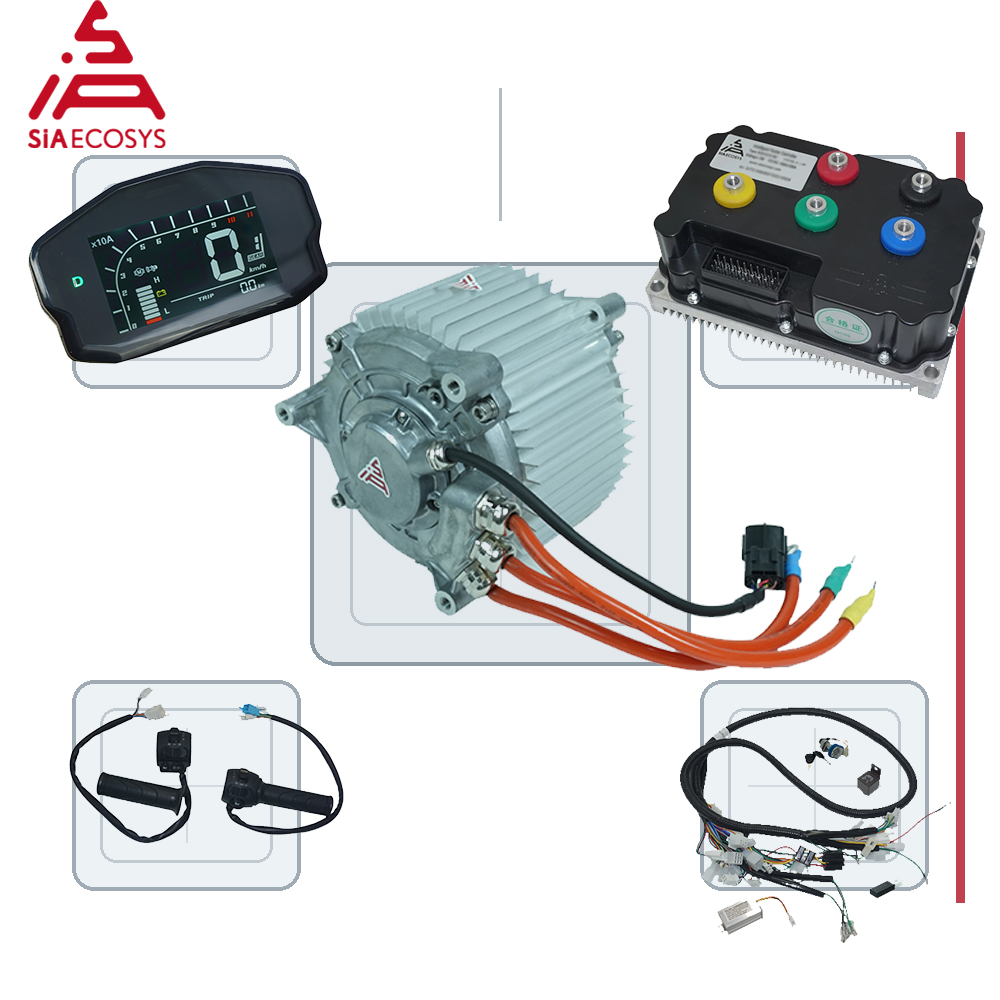 Mid Drive Motor Kit 72V 5000W - Kit Motore Centrale SiAECOSYS SIASZD142A-67 5000W