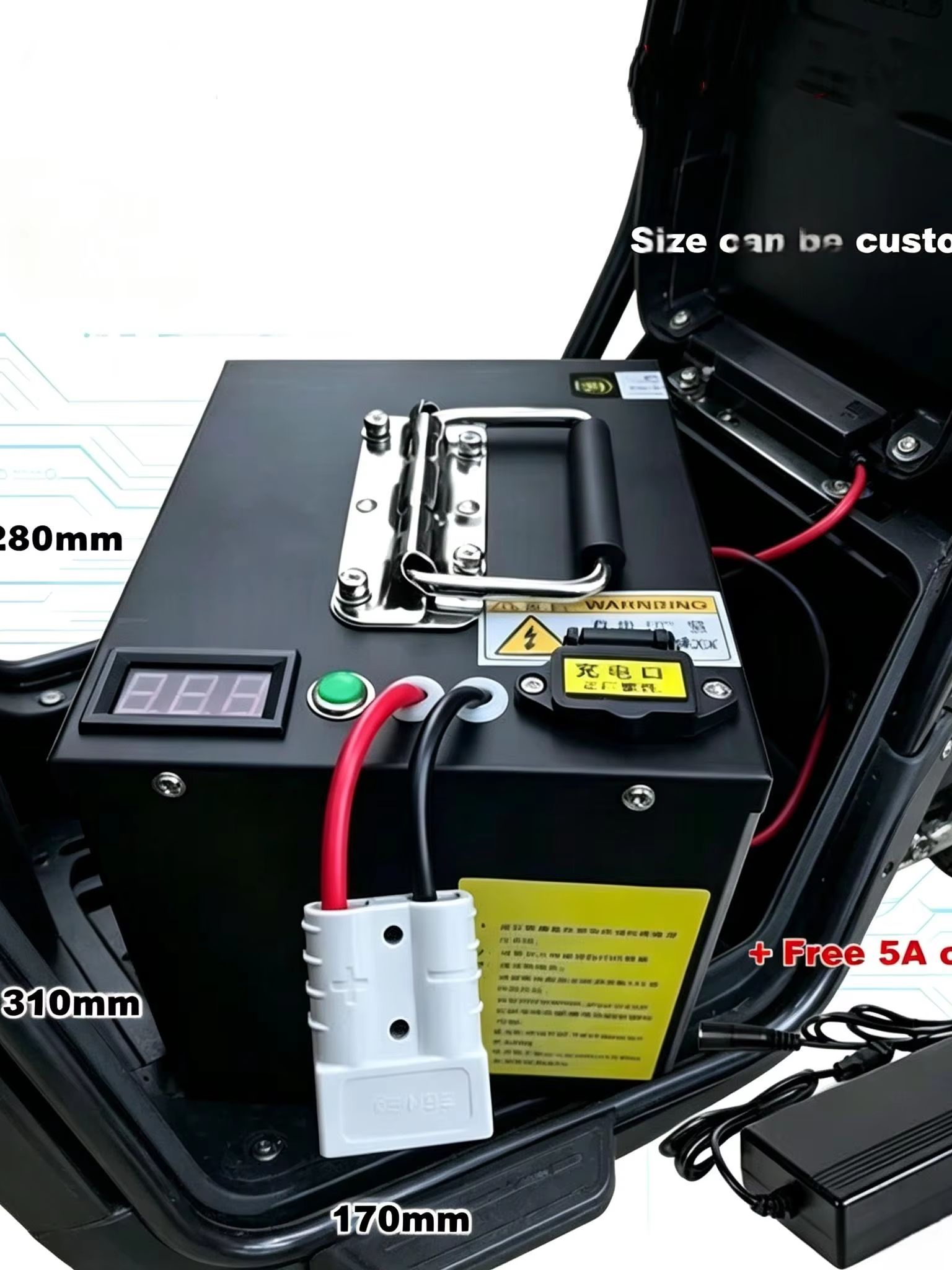 Batteria al Litio Lifepo4 72V  - Lifepo4 72V 100Ah Battery Pack Ev recensione e prezzo