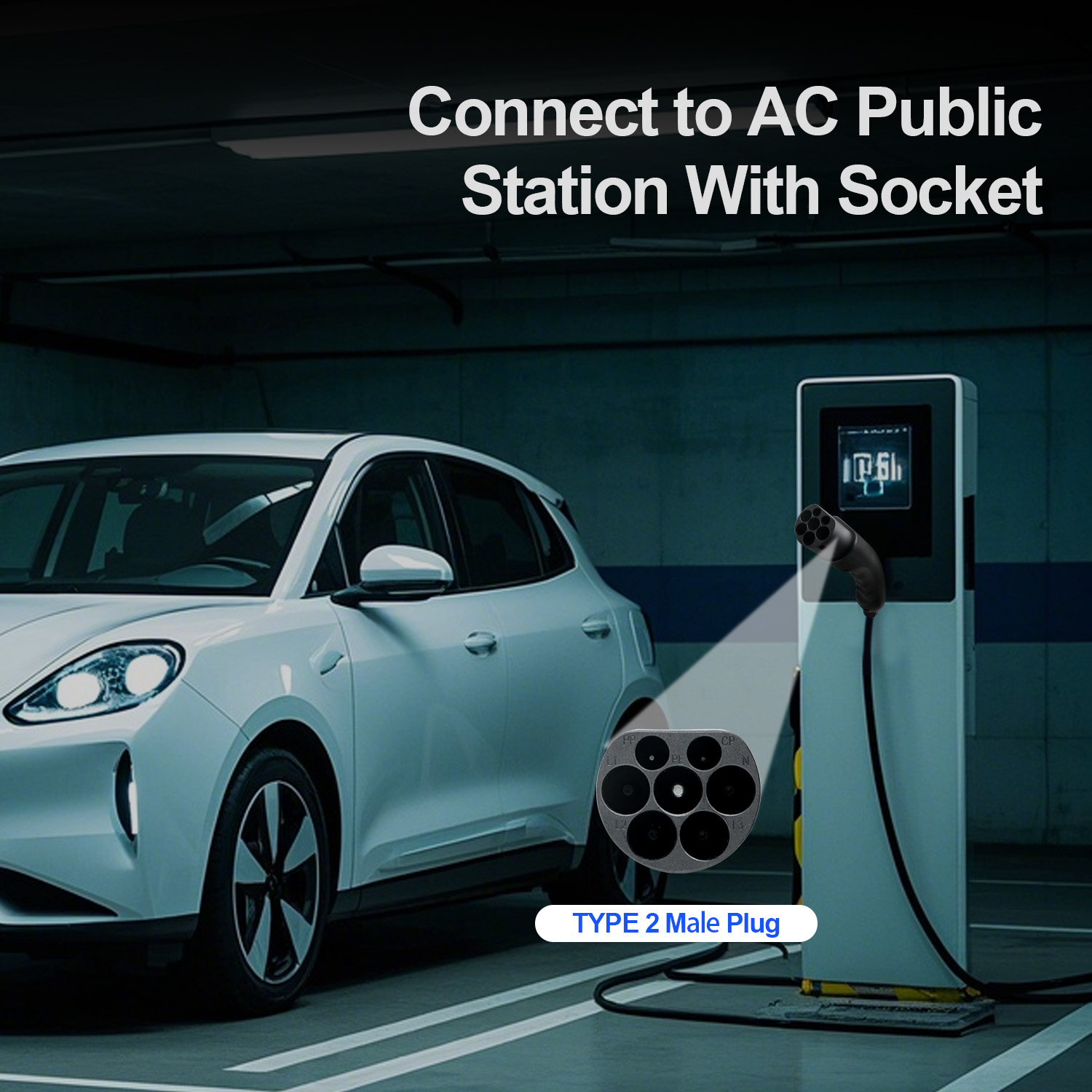 Connettore EV Kolanky Tipo 2 M - Ev Charger Type 2 22Kw 32A 3 Phase recensione e prezzo