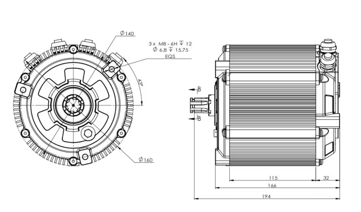 Kit Motore Mid-Drive SiAECOSYS - Mid Drive Motor Kit 72V 5000W recensione e prezzo
