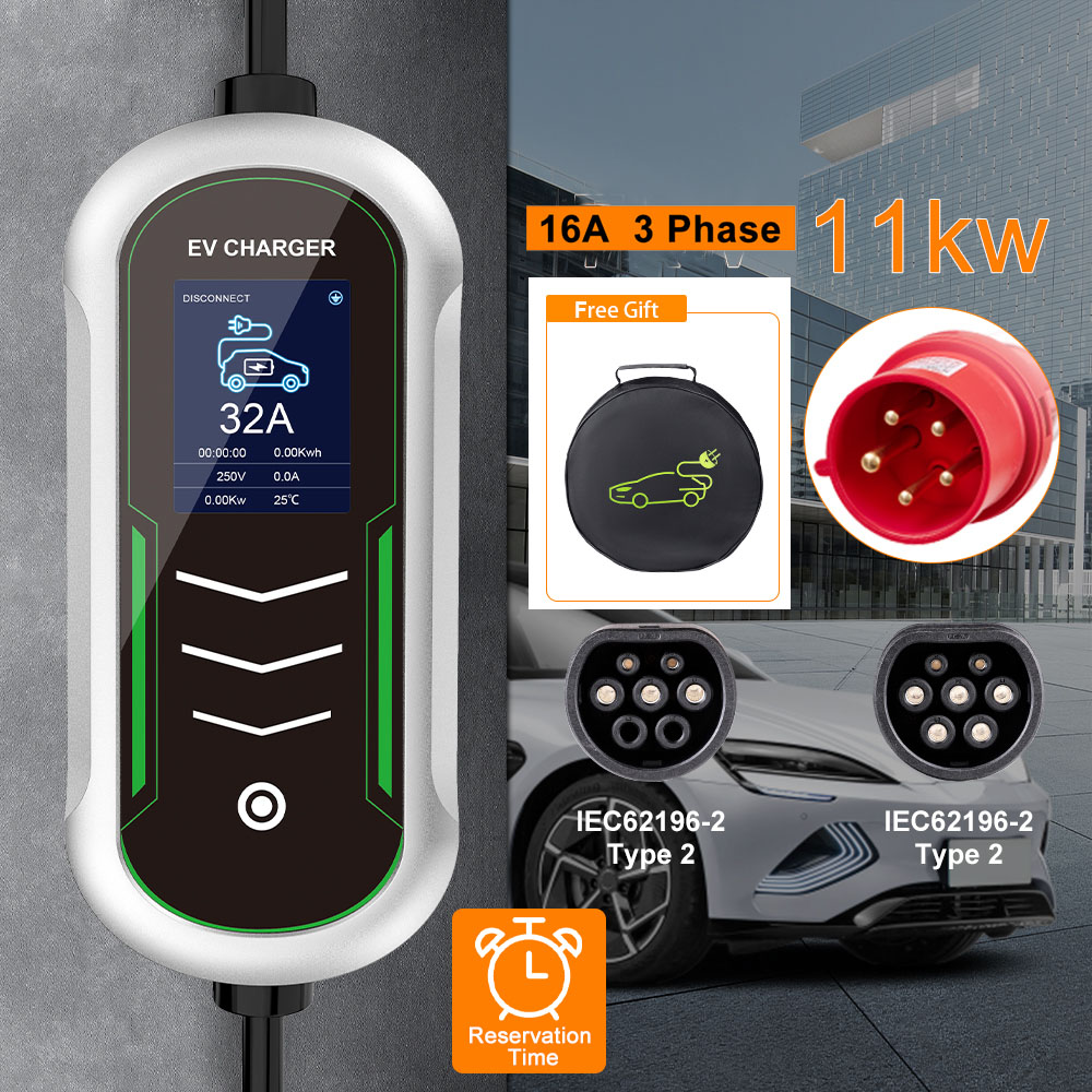 IPENGEN 11KW EV Caricatore por - Type 2 Portable Ev Charger 11Kw Cee recensione e prezzo