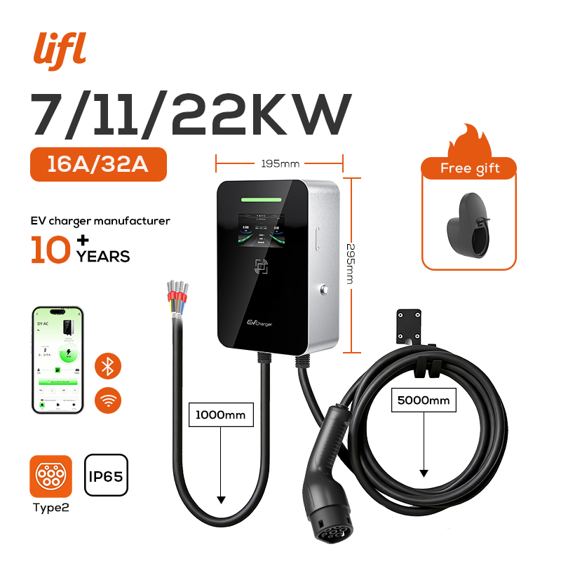 Lifl 7KW 11KW 22KW Wallbox Tri - Ev Charger Type 2 22Kw 32A 3 Phase recensione e prezzo